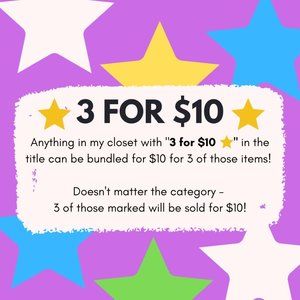 ⭐ 3 for $10 ⭐ Bundle Option!